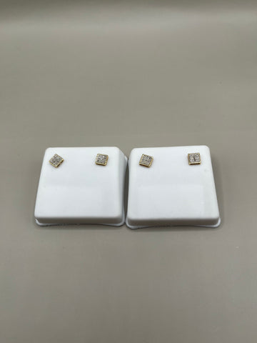 14k Diamond Earrings