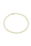 14k Heart Tennis Choker (7.5MM)