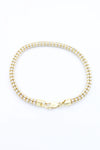 14K Moon Iced Bracelet (5 MM)