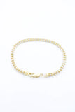 14K Moon Iced Bracelet